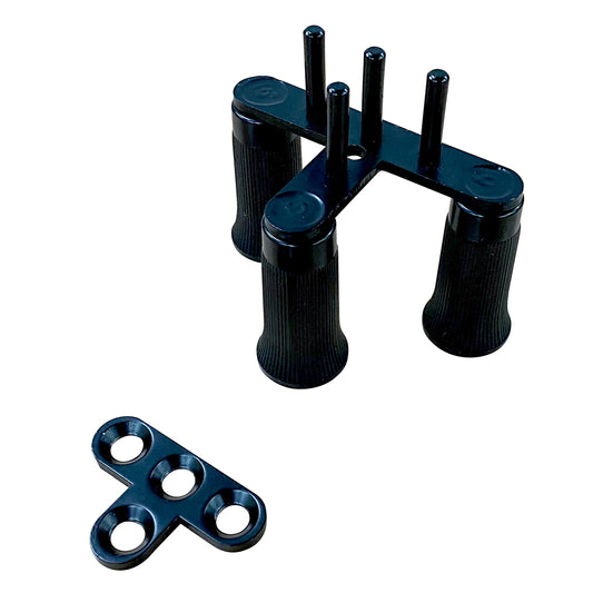 T字クロス連結金具(ブラック)