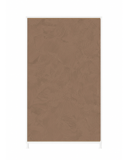 幅900mm×高さ1600mm MEパーテーション・ホワイトフレーム / パターン：T012C