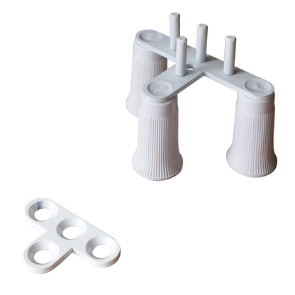 T字クロス連結金具(ホワイト)